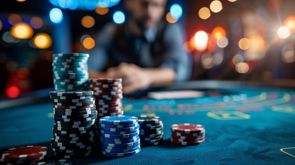 Live-dealer studio featuring multi-camera blackjack and roulette tables on 2waybet login casino platform